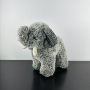 Gund Rare 1993 Vintage Gray Elephant 10” Plush Stuffed Animal